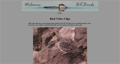 Desktop Screenshot of birdvideoclips.ukbirds.net