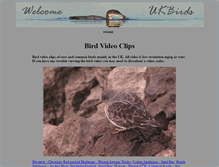 Tablet Screenshot of birdvideoclips.ukbirds.net